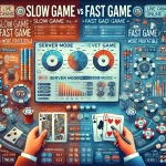 Analisis Mode Server: Slow Game vs Fast Game, Mana Lebih Cuan Saat Bermain Game Live Casino Online?