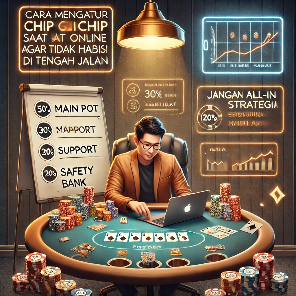 Cara Mengatur Chip Saat Main Poker Online agar Tidak Habis di Tengah Jalan