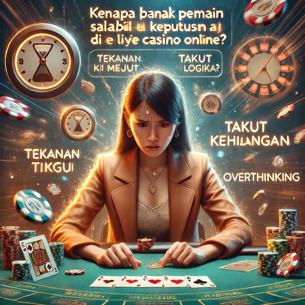Kenapa Banyak Pemain Salah Ambil Keputusan Saat Tekanan Tinggi di Meja Live Casino Online?