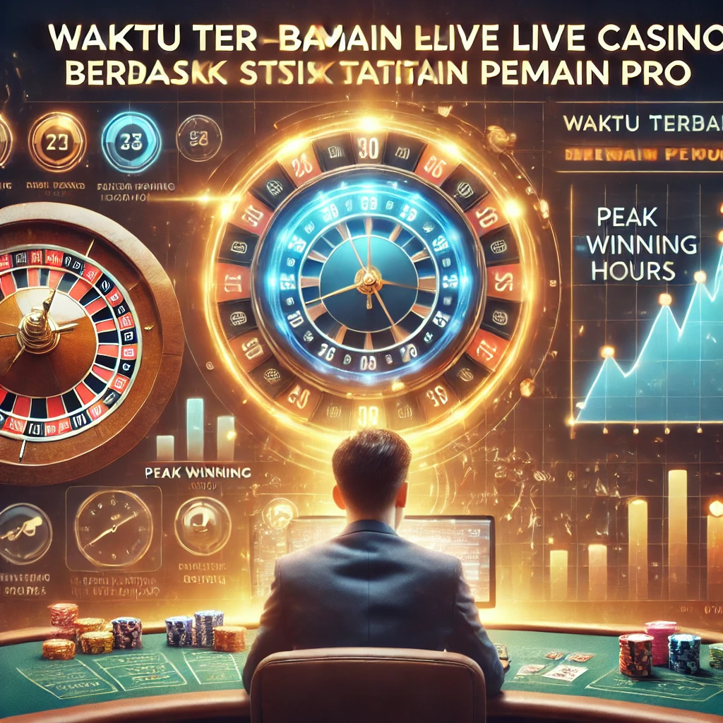 Waktu Terbaik Bermain Live Casino Berdasarkan Statistik Pemain Pro