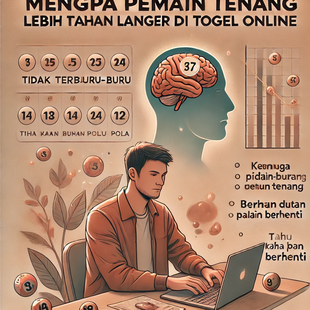 Mengapa Pemain Tenang Lebih Tahan Lama di Togel Online