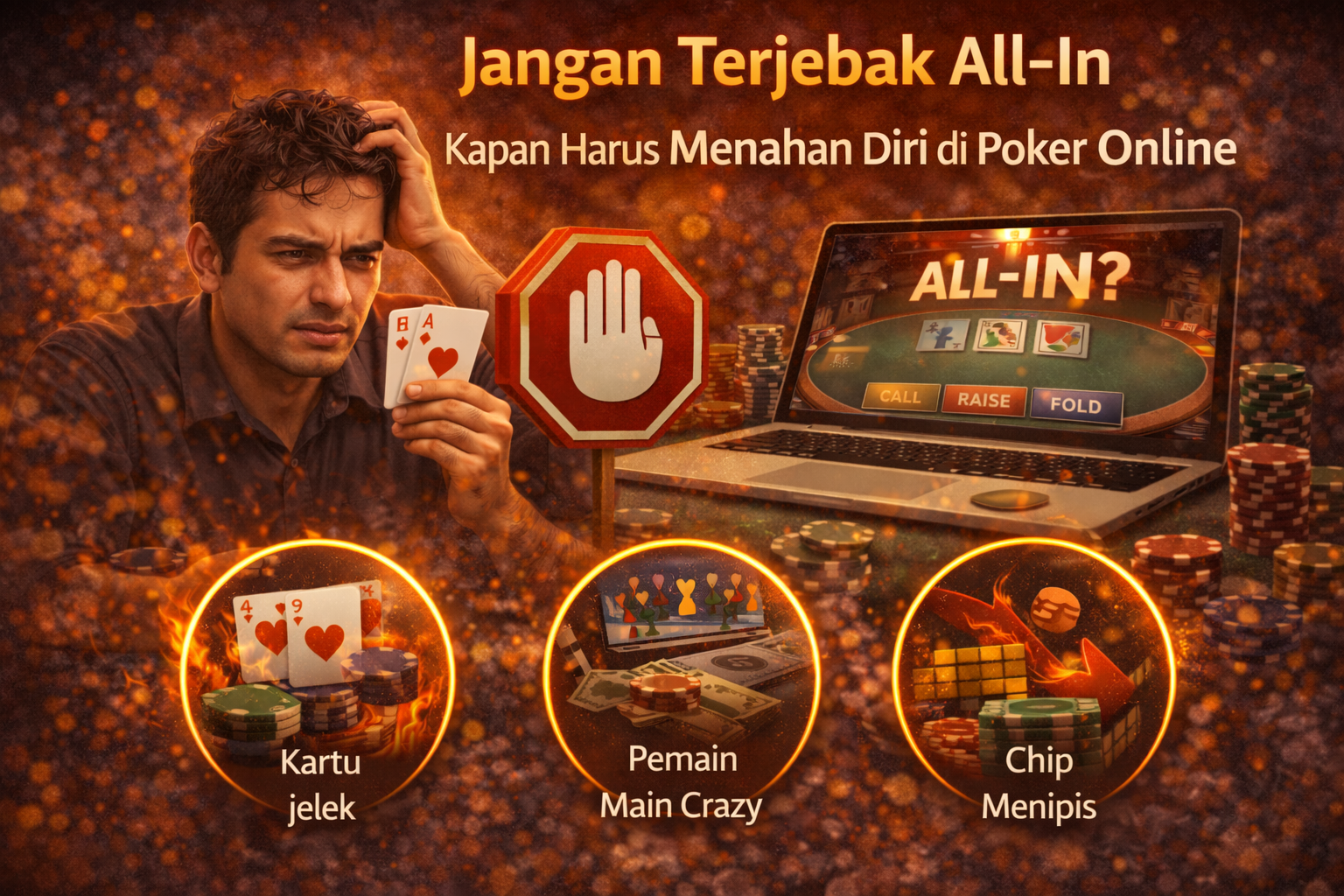 Jangan Terjebak All-In: Kapan Harus Menahan Diri di Poker Online