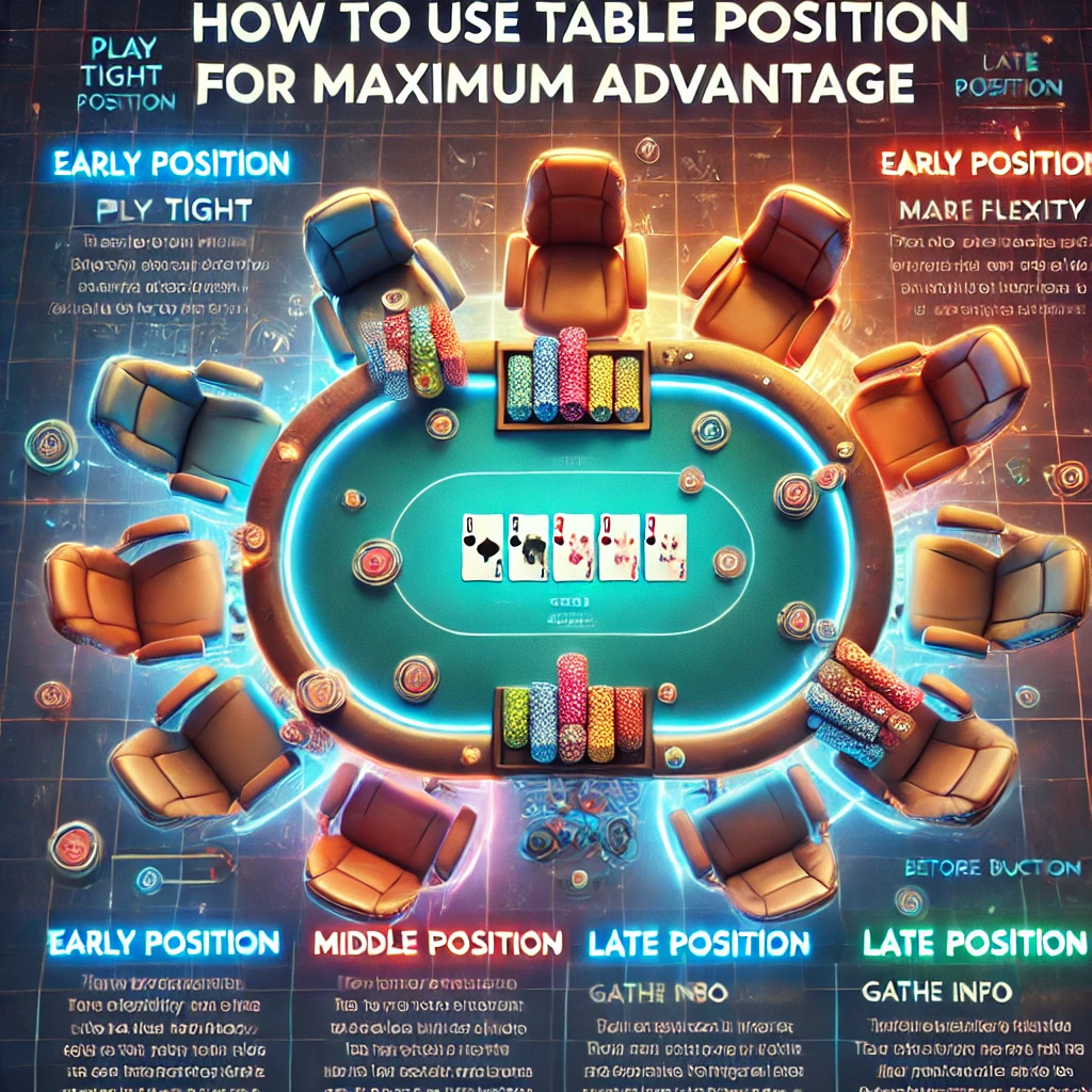 Cara Memanfaatkan Posisi Meja Poker Online untuk Keunggulan Maksimal