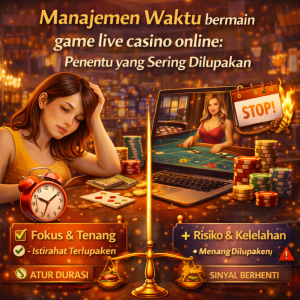 Live Casino Online : Manajemen Waktu: Penentu yang Sering Dilupakan