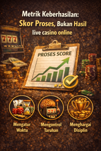 Live Casino Online : Metrik Keberhasilan: Skor Proses, Bukan Hasil