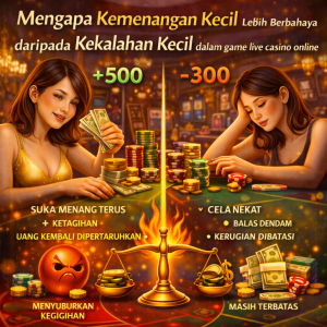 Live Casino Online : Mengapa Kemenangan Kecil Lebih Berbahaya daripada Kekalahan Kecil