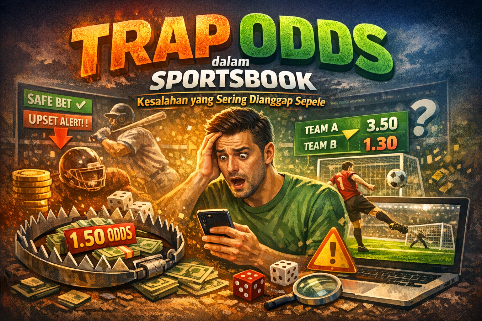 Trap Odds dalam Sportsbook: Kesalahan yang Sering Dianggap Sepele