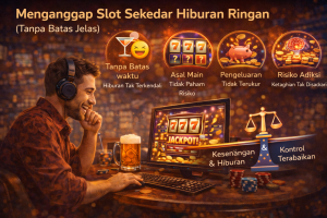 Slot Online : Menganggap Slot Sekedar Hiburan Ringan (Tanpa Batas Jelas)