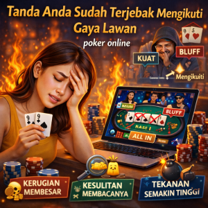 Poker Online : Tanda Anda Sudah Terjebak Mengikuti Gaya Lawan