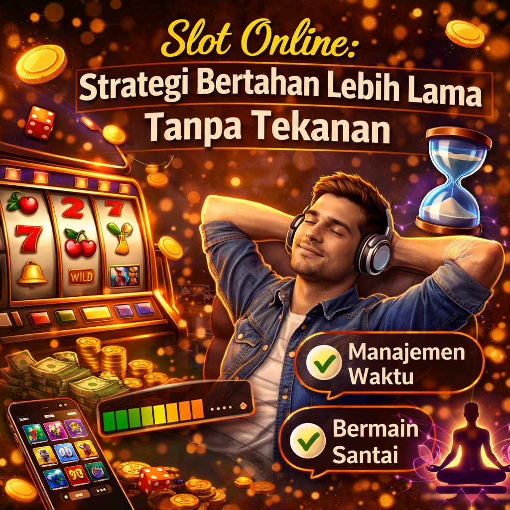 Slot Online: Strategi Bertahan Lebih Lama Tanpa Tekanan