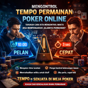 Poker Online : Mengontrol Tempo Permainan