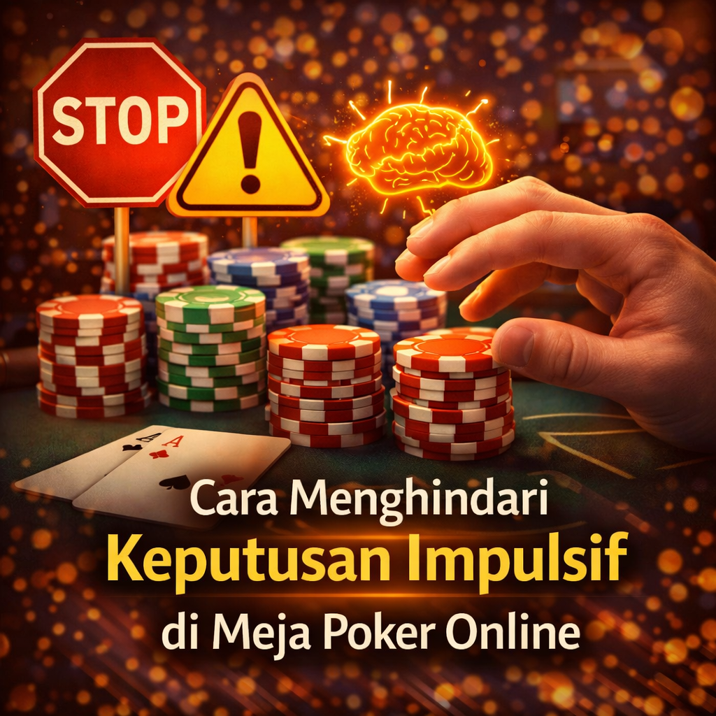 Cara Menghindari Keputusan Impulsif di Meja Poker Online
