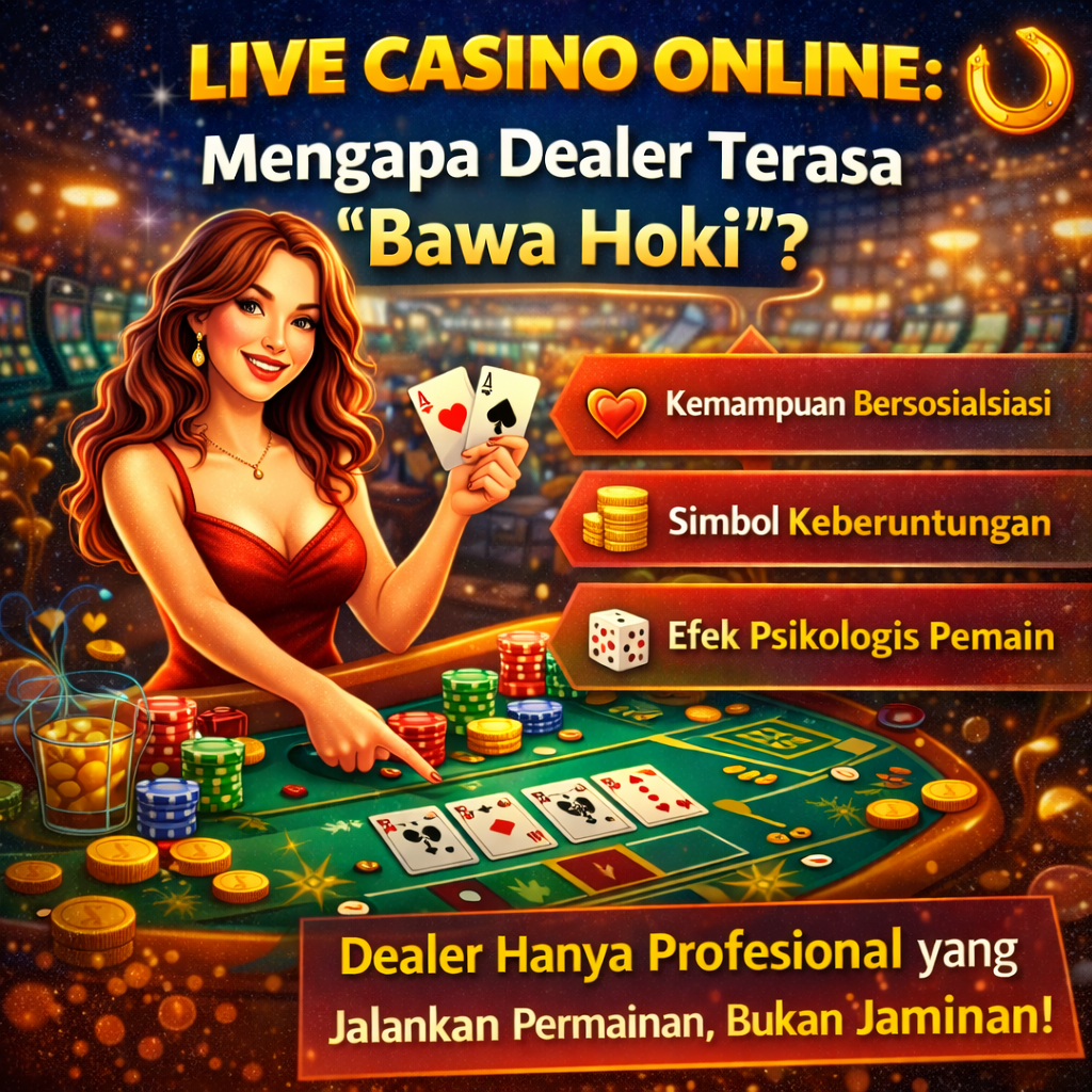 Live Casino Online: Mengapa Dealer Terasa “Bawa Hoki”?