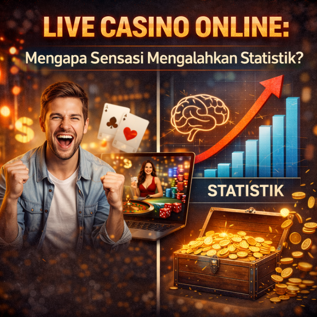 Live Casino Online: Mengapa Sensasi Mengalahkan Statistik?