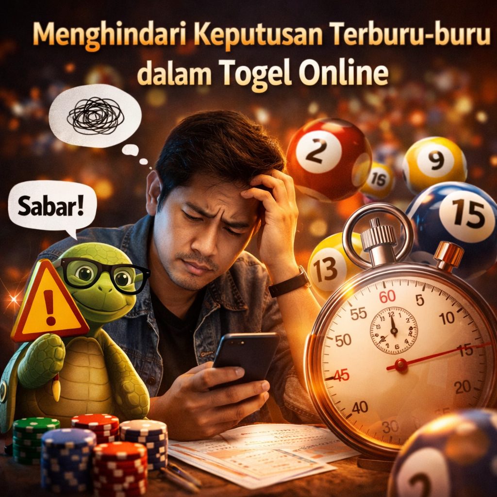 Menghindari Keputusan Terburu-buru dalam Togel Online