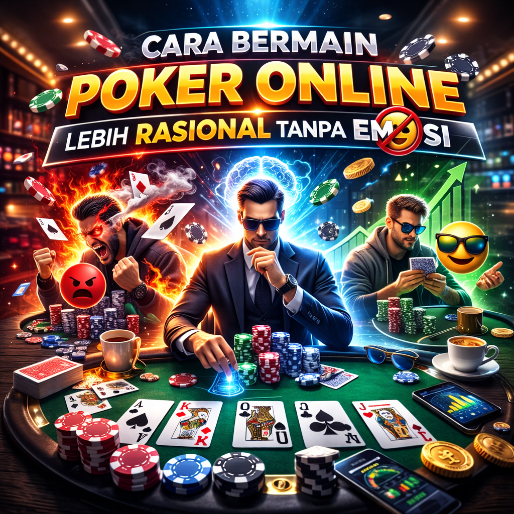 Cara Bermain Poker Online Lebih Rasional Tanpa Emosi