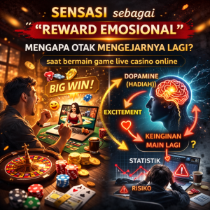 Live Casino Online : Sensasi sebagai “Reward Emosional”: Mengapa Otak Mengejarnya Lagi