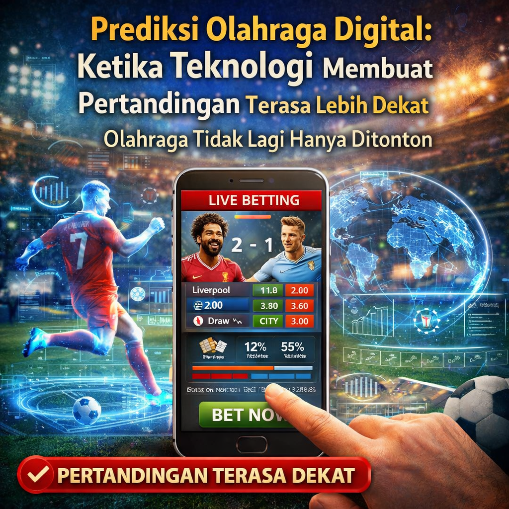 Prediksi Sportsbook Online: Ketika Teknologi Membuat Pertandingan Terasa Lebih Dekat Sportsbook Tidak Lagi Hanya Ditonton