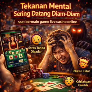Live Casino Online : Tekanan Mental Sering Datang Diam-Diam