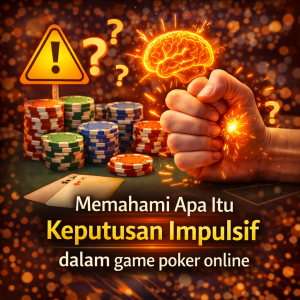 Poker Online : Memahami Apa Itu Keputusan Impulsif